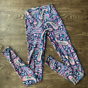 KDEER paisley leggings size Small